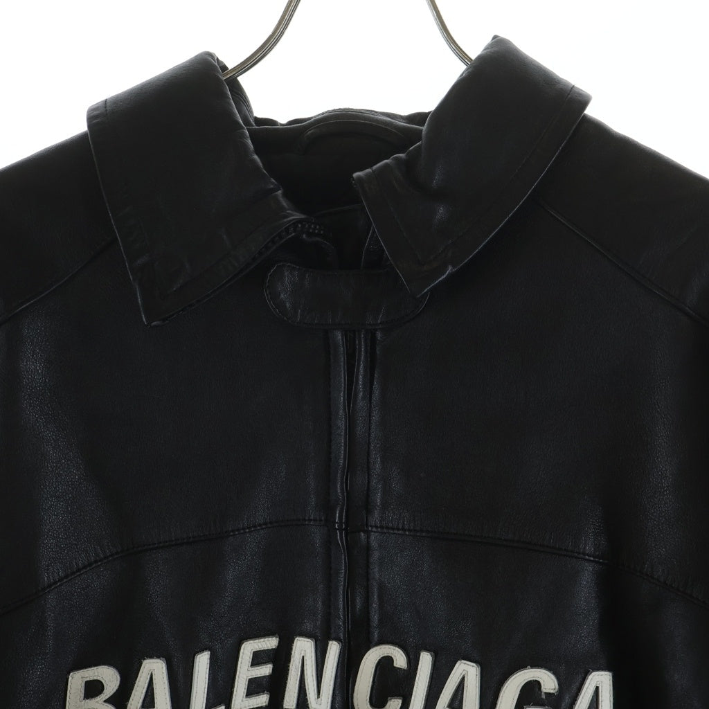 BALENCIAGA(バレンシアガ) 19AW フロントロゴ刺繍 ジップアップ