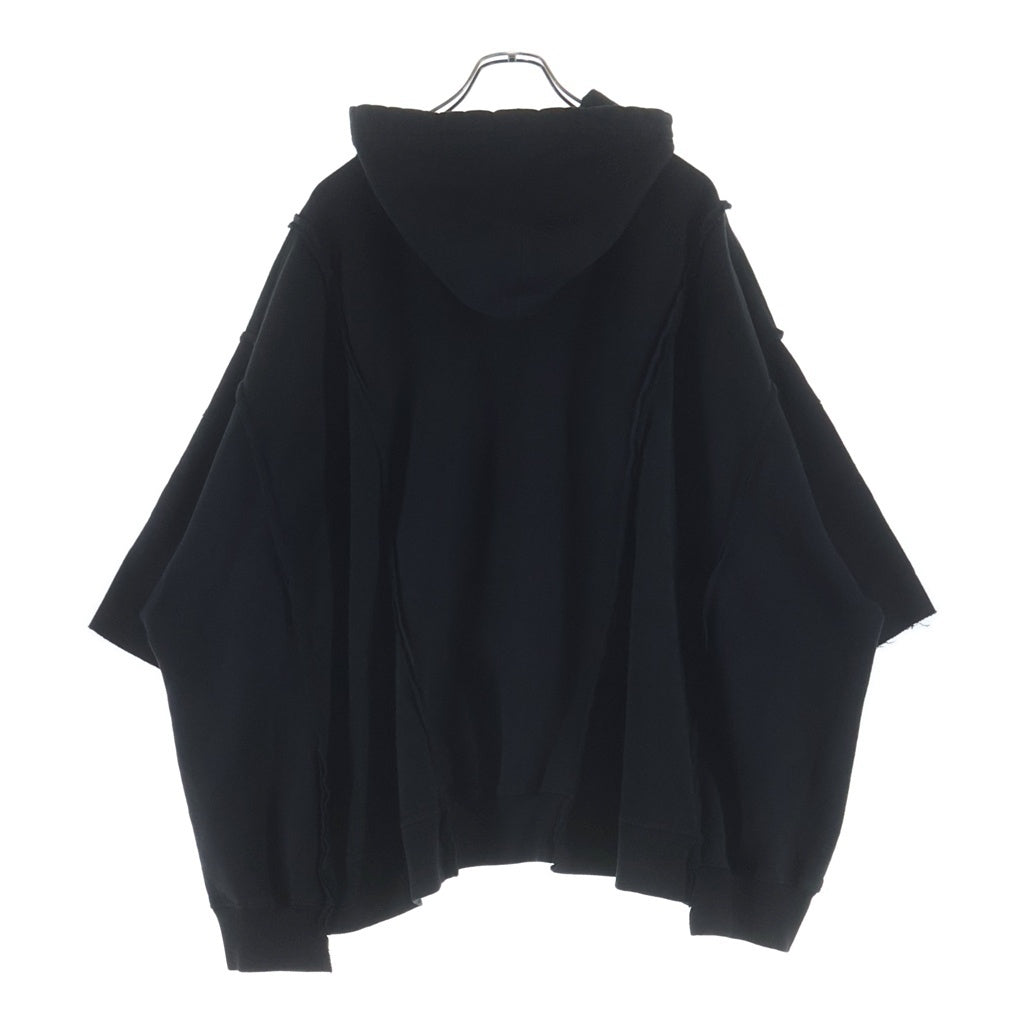 DISCOVERED(ディスカバード) ×CHAMPION 再構築フーデッドパーカー DC-NS-NCU ブラック