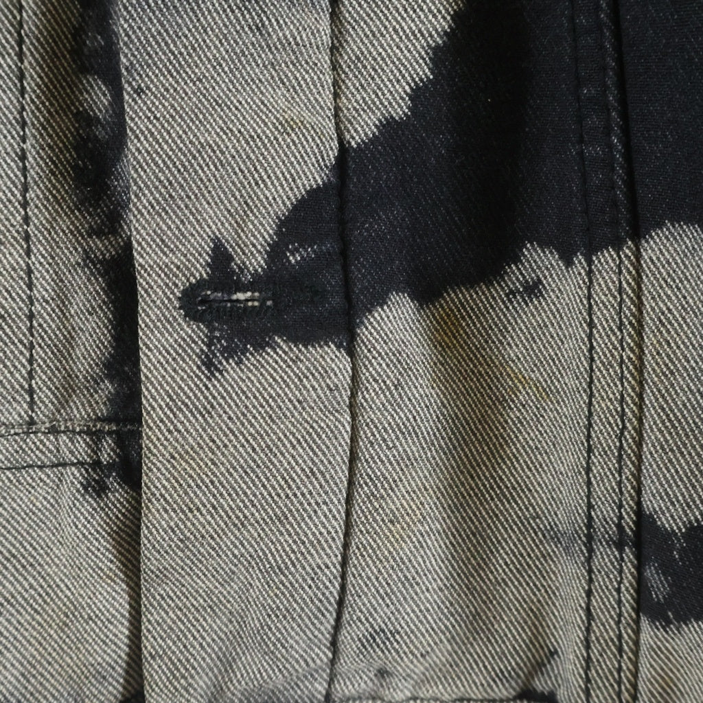 Feng Chen Wang(フェン チェン ワン) Tie-dye Layered Denim Jacket