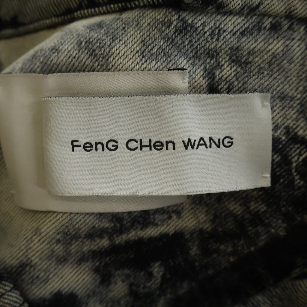 Feng Chen Wang(フェン チェン ワン) Tie-dye Layered Denim Jacket