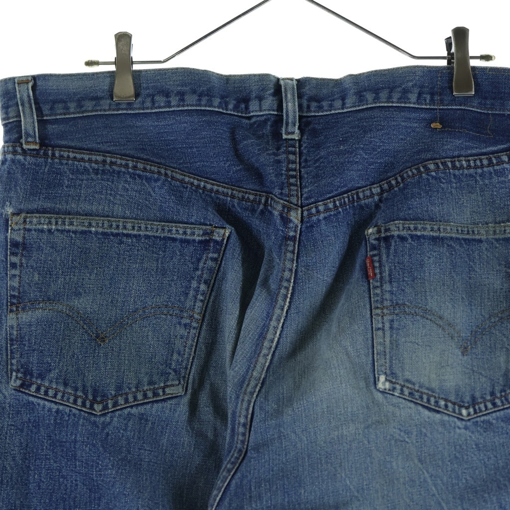Levi's(リーバイス) 70s BIGE後期 平行ステッチ ボタン裏2 裾上げなし 通常R ストレートパンツ インディゴ