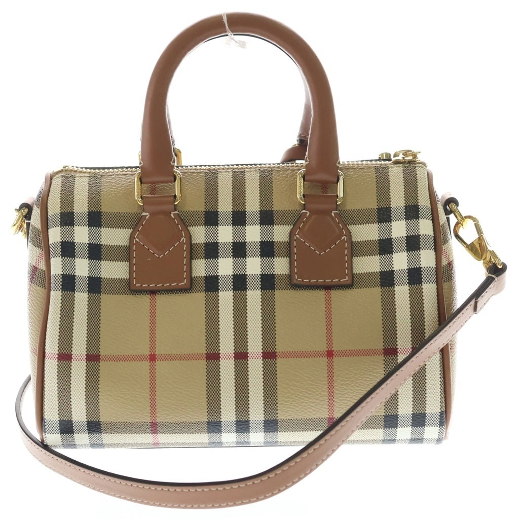 BURBERRY(バーバリー) BOWLING BAG MINI ボウリングバッグ 2WAY ショルダーバッグ 8071357 A9534 ブラウン レディース