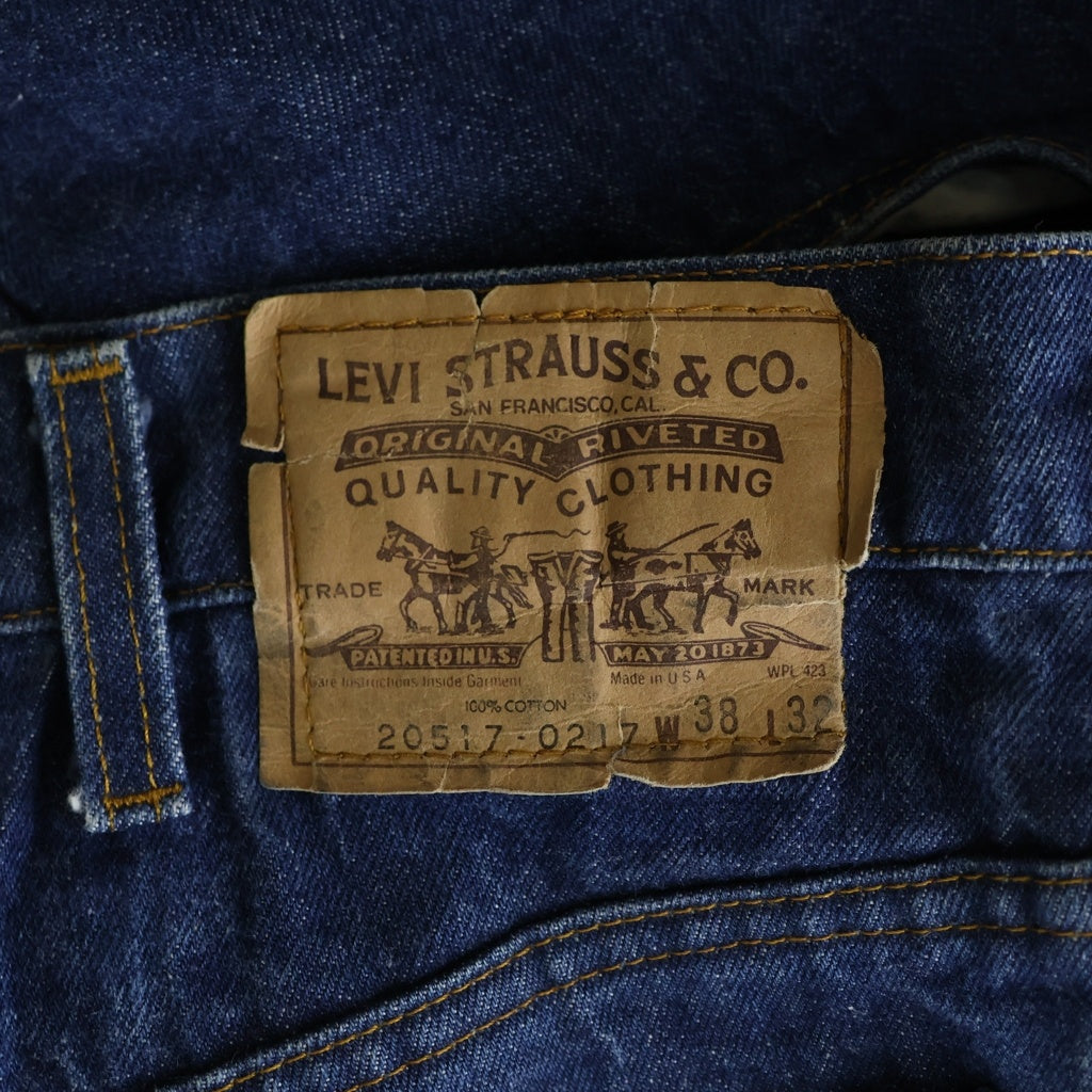 Levi's(リーバイス) 80s 517 ボタン裏585 ブーツカット フレアデニム インディゴ