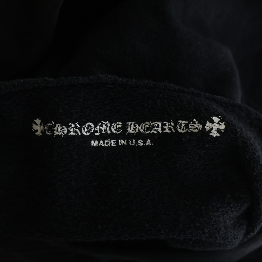 CHROME HEARTS(クロムハーツ) ×MATTY BOY 99 Eyes Chomper SWTSHRT PLVR マッティボーイ 99アイズ 袖フローラル プルオーバーパーカー ブラック