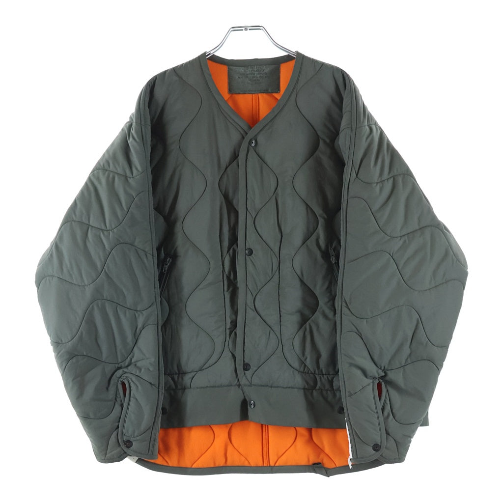 N.HOOLYWOOD(エヌハリウッド) 23AW REVERSIBLE BLOUSON PRIMALOFT PERTEX 9232-BL03-005 キルティングジャケット カーキ