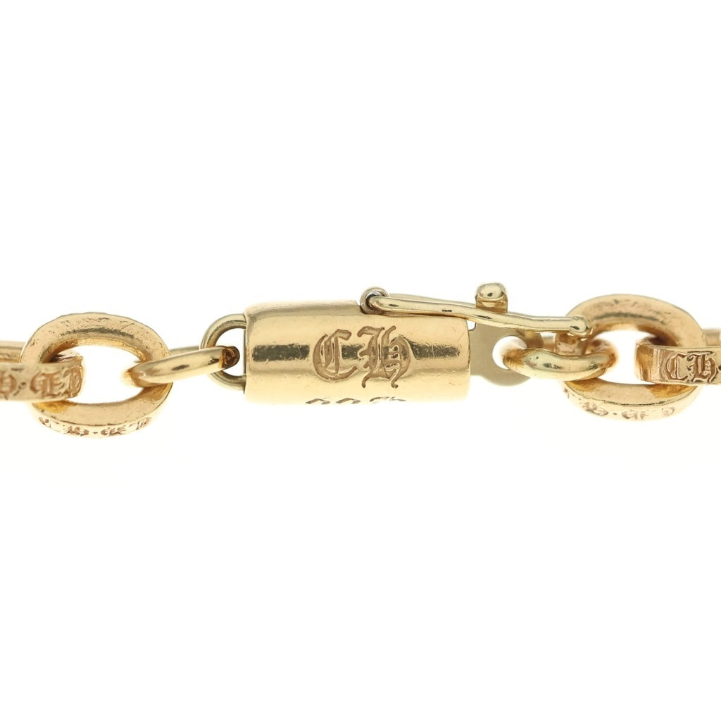CHROME HEARTS(クロムハーツ) 22K PAPER CHAIN 22 ペーパーチェーン22inch ゴールドネックレス