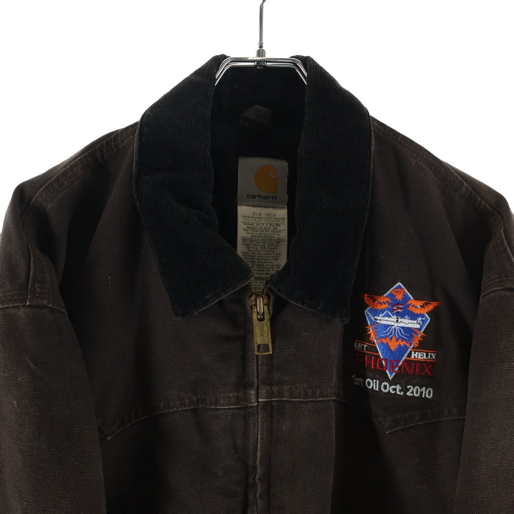 CARHARTT(カーハート) 10s サンタフェ SANTAFE J14 DKB L-R ダックジャケット ブラウン