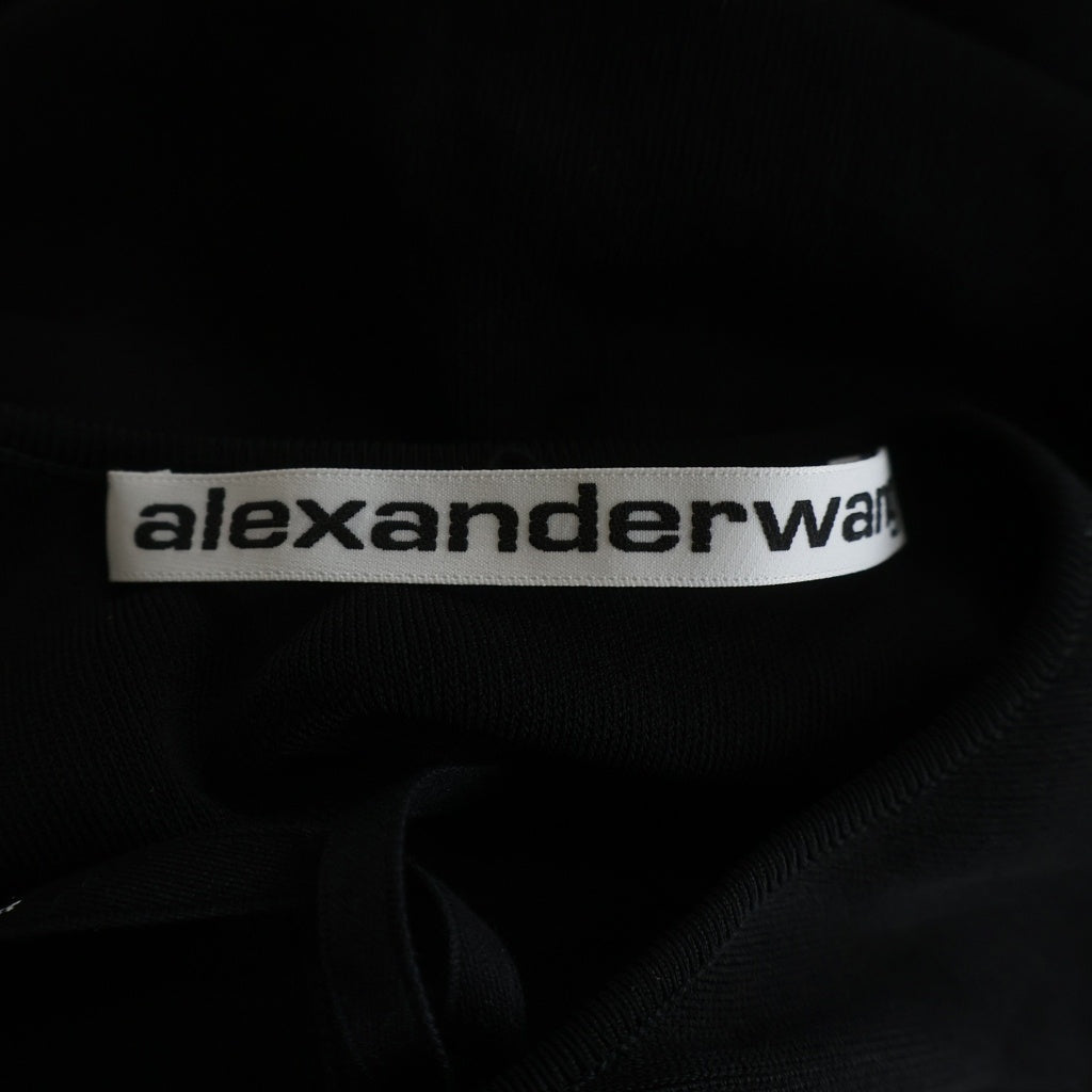 ALEXANDER WANG(アレキサンダーワン) カットアウト ミニドレス ワンピース 1KC3251054 レディース ブラック
