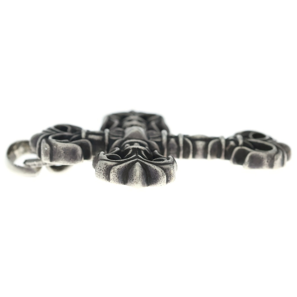 CHROME HEARTS(クロムハーツ) FILIG CROSS-SM W BALE フィリグリークロスS Wベイル シルバーネックレストップ シルバー