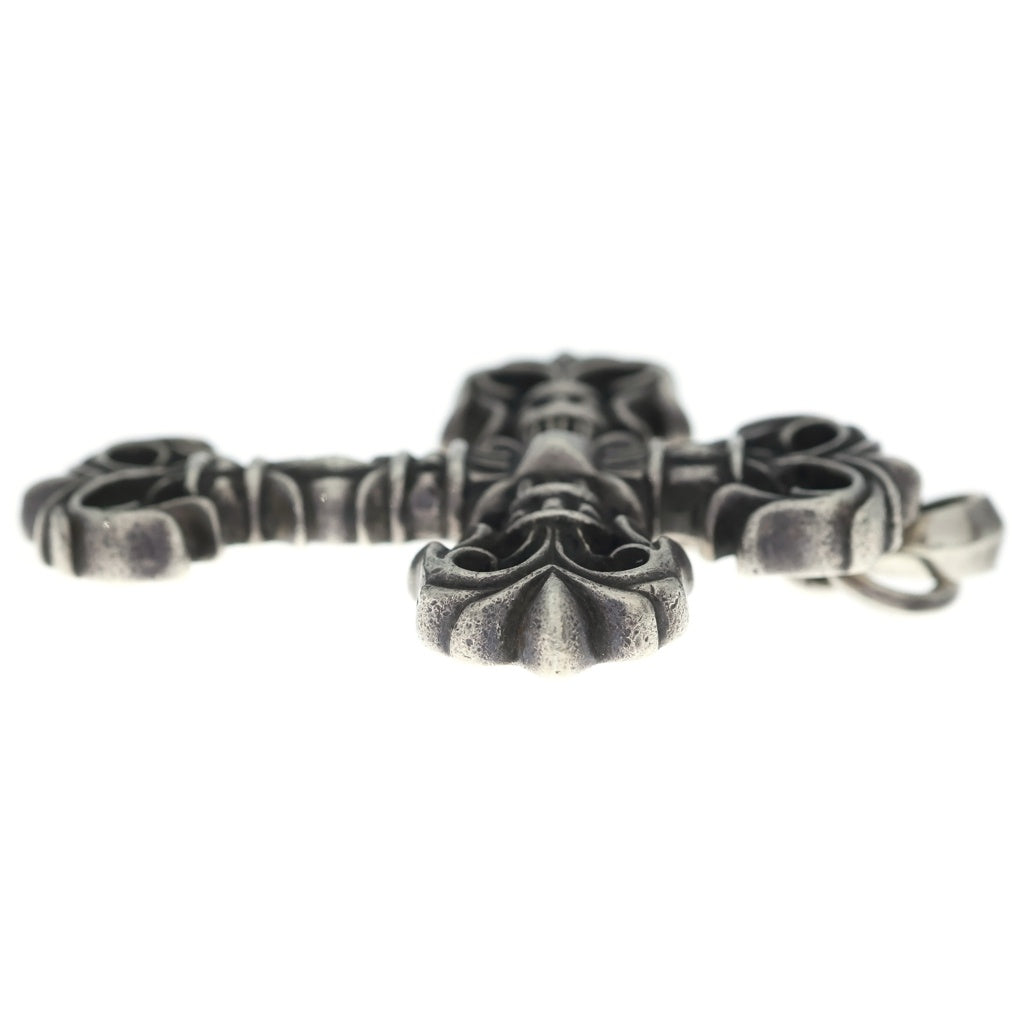 CHROME HEARTS(クロムハーツ) FILIG CROSS-SM W BALE フィリグリークロスS Wベイル シルバーネックレストップ シルバー