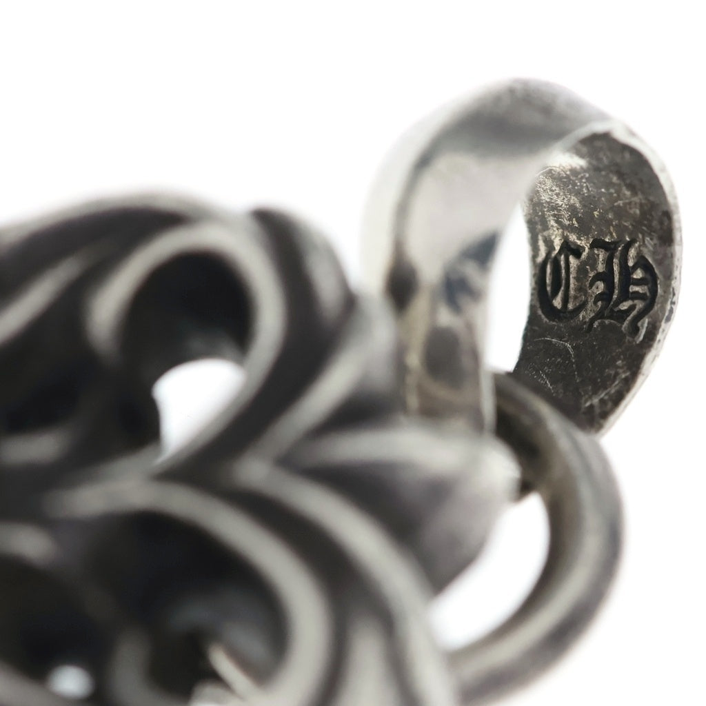 CHROME HEARTS(クロムハーツ) FILIG CROSS-SM W BALE フィリグリークロスS Wベイル シルバーネックレストップ シルバー