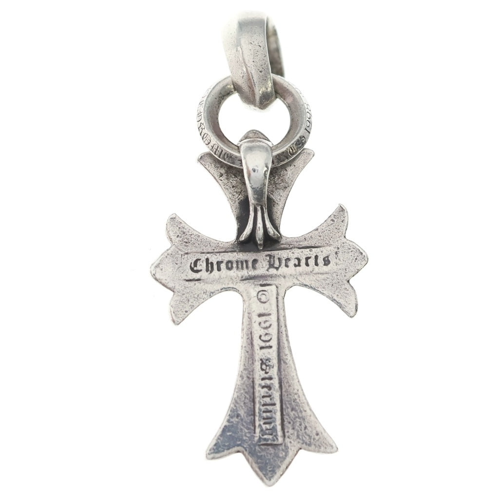 CHROME HEARTS(クロムハーツ) CH CRS SML W/BALE Wベイル スモールCHクロス ペンダントトップ シルバー BCA218