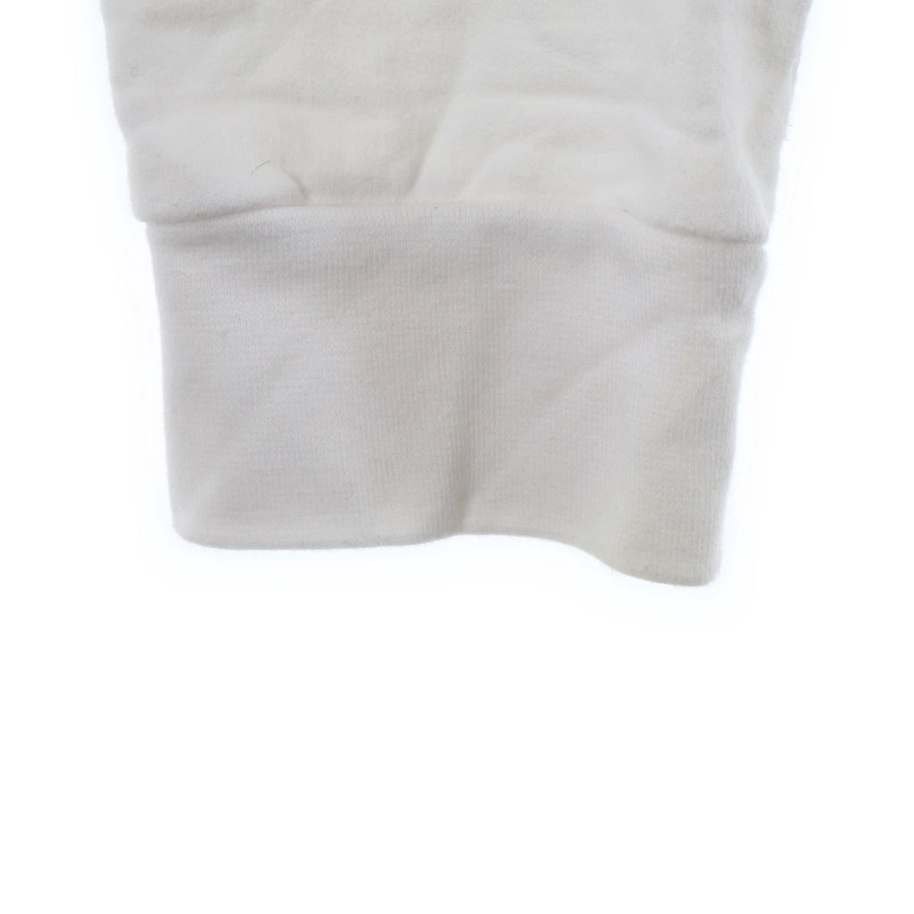 CHROME HEARTS(クロムハーツ) SWTSHRT HD ZIP 袖ロゴ バックスクロールラベルプリント ジップアップパーカー ホワイト