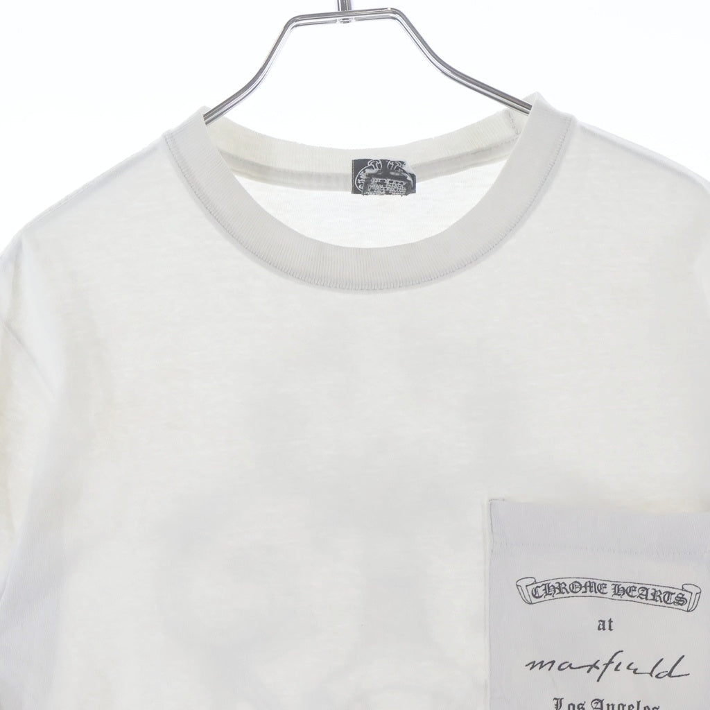 CHROME HEARTS(クロムハーツ) OLD ×max field Dagger TEE オールドモデル マックスフィールド ダガープリント 半袖Tシャツカットソー ホワイト