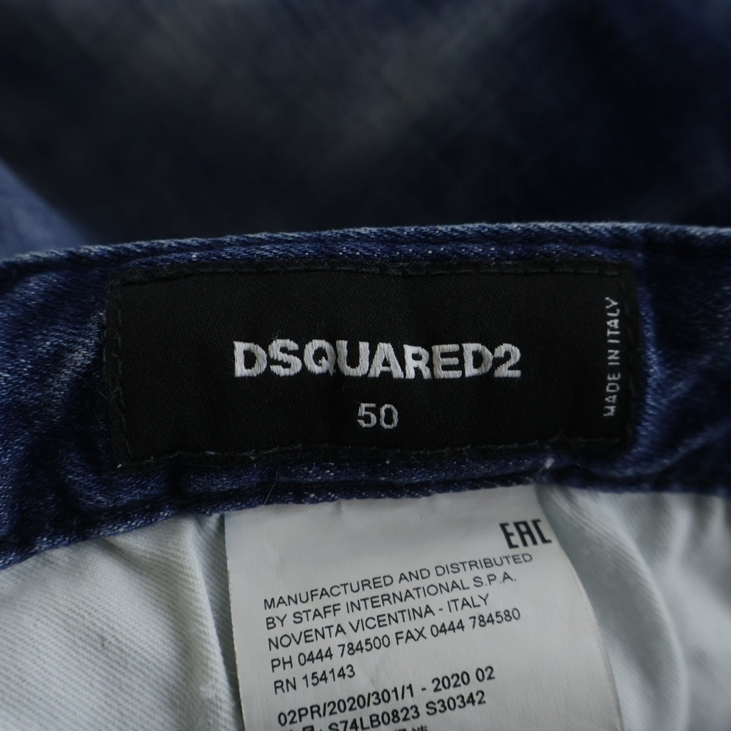 DSQUARED2(ディースクエアード) 20AW ペイント付き ダメージ加工
