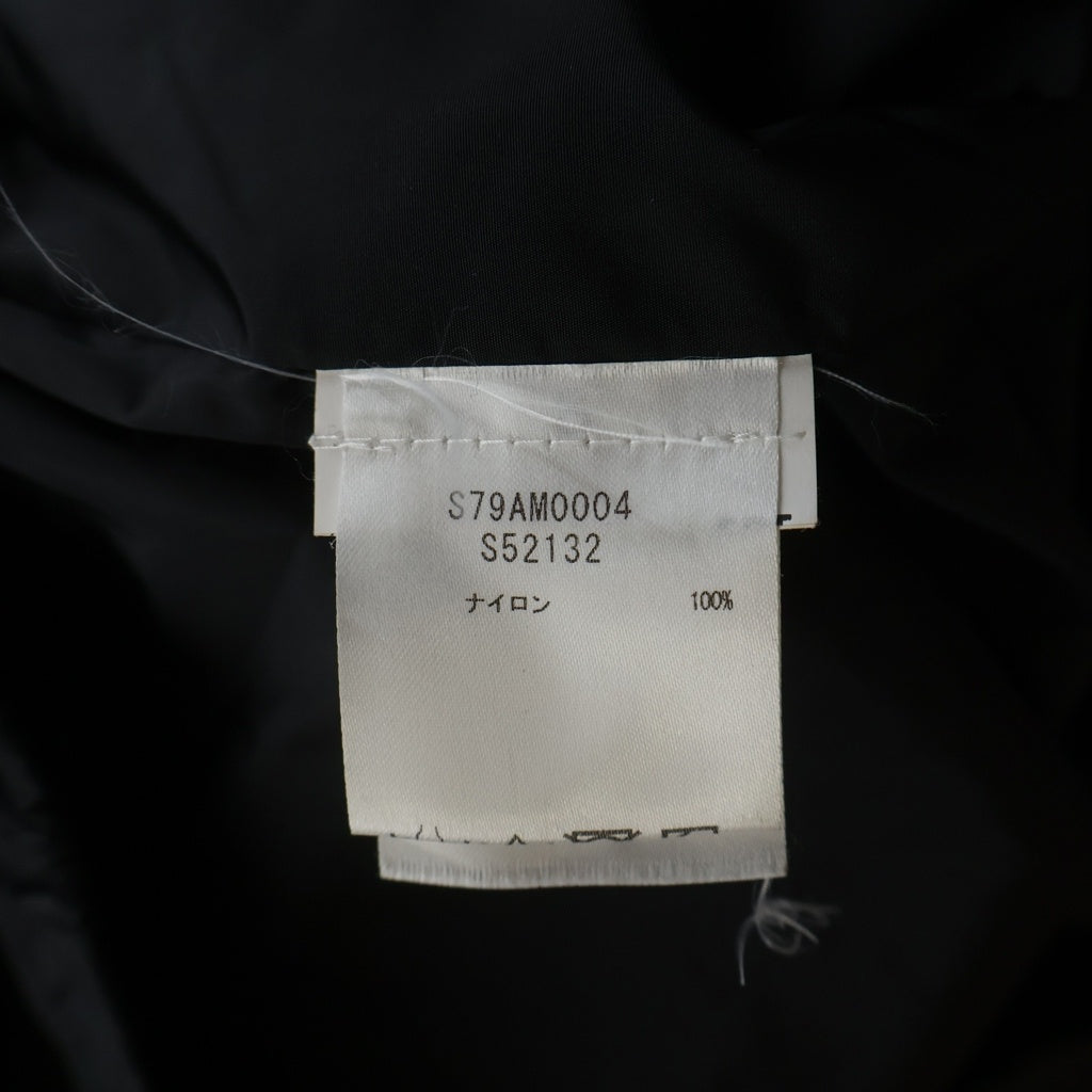 DSQUARED2(ディースクエアード) ロゴプリント ジップアップ ナイロンジャケット S79AM0004 ブラック