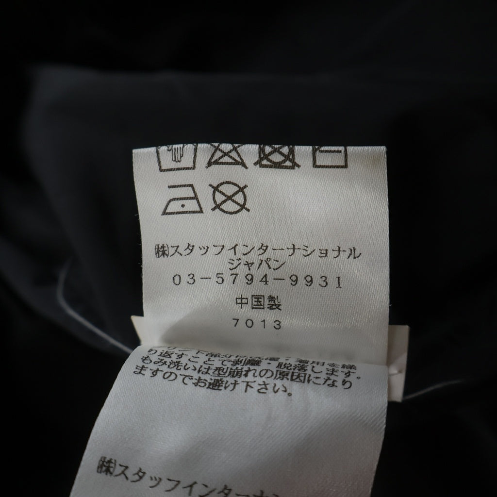 DSQUARED2(ディースクエアード) ロゴプリント ジップアップ ナイロンジャケット S79AM0004 ブラック