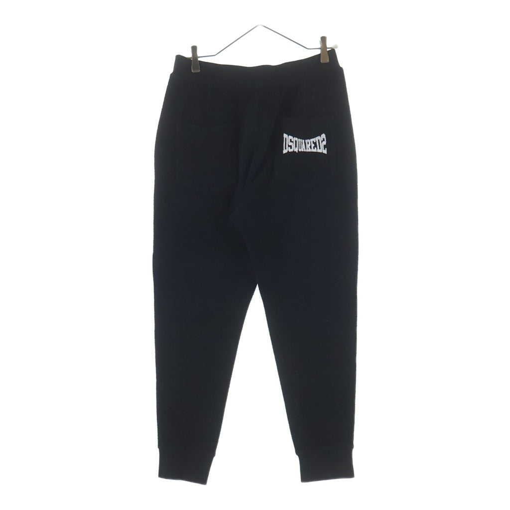 DSQUARED2(ディースクエアード) 20AW タオル生地 スウェットパンツ S71KB0264 ブラック