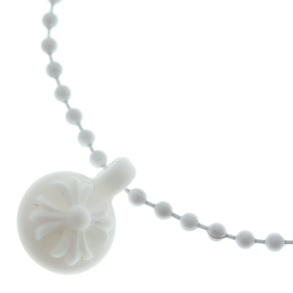 CHROME HEARTS(クロムハーツ) RUBBER CH CRSBALL クロスボール ラバーネックレス シリコン ホワイト