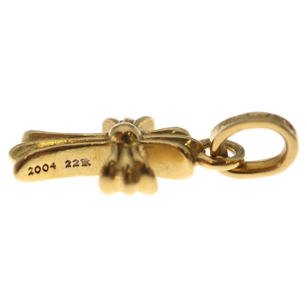 CHROME HEARTS(クロムハーツ) 22K CRS BBYFAT P/DIA ベイビーファットクロス PAVEダイヤ ペンダントトップ ゴールド BCA035