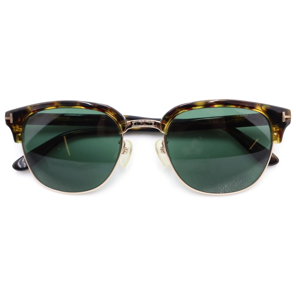 TOM FORD(トムフォード) 柄 ブローサングラス TF805-K ゴールド/グリーン
