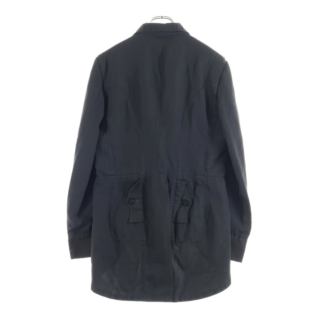 COMME des GARCONS HOMME PLUS(コムデギャルソンオムプリュス) 2ボタン ポリエステル テーラードジャケット ブラック PO-J076