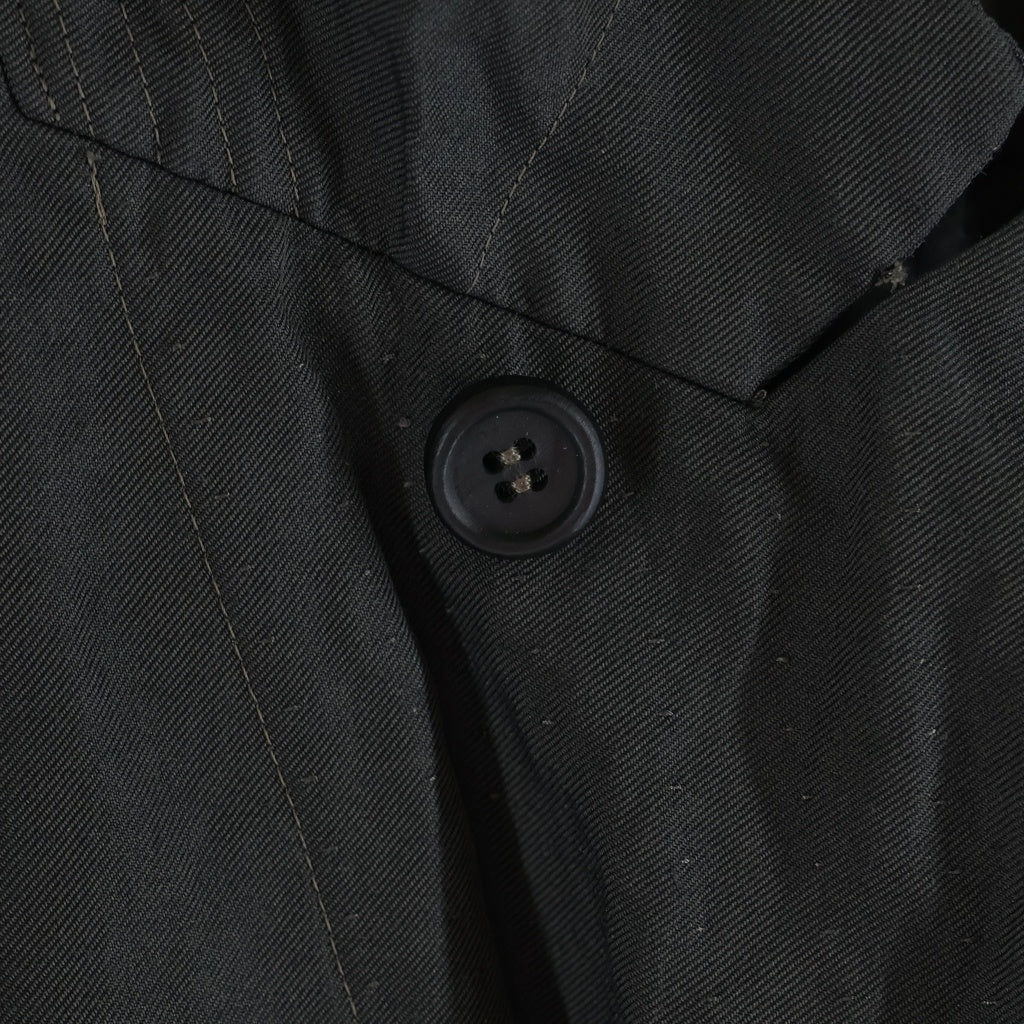 COMME des GARCONS HOMME PLUS(コムデギャルソンオムプリュス) 2ボタン ポリエステル テーラードジャケット ブラック PO-J076