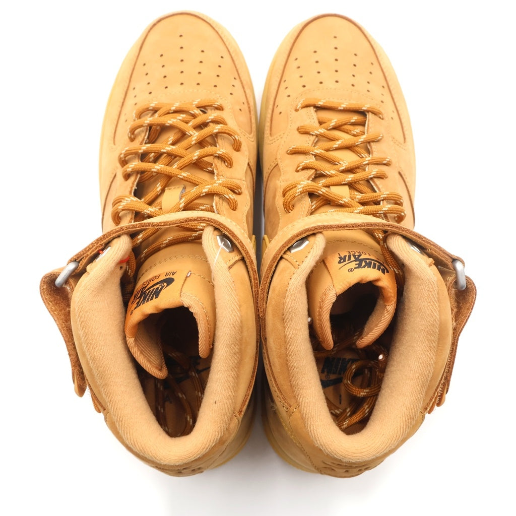 NIKE(ナイキ) Air Force 1 Mid Flax エアフォース1 ミッド フラックス ハイカットスニーカー DJ9158-200 ブラウン