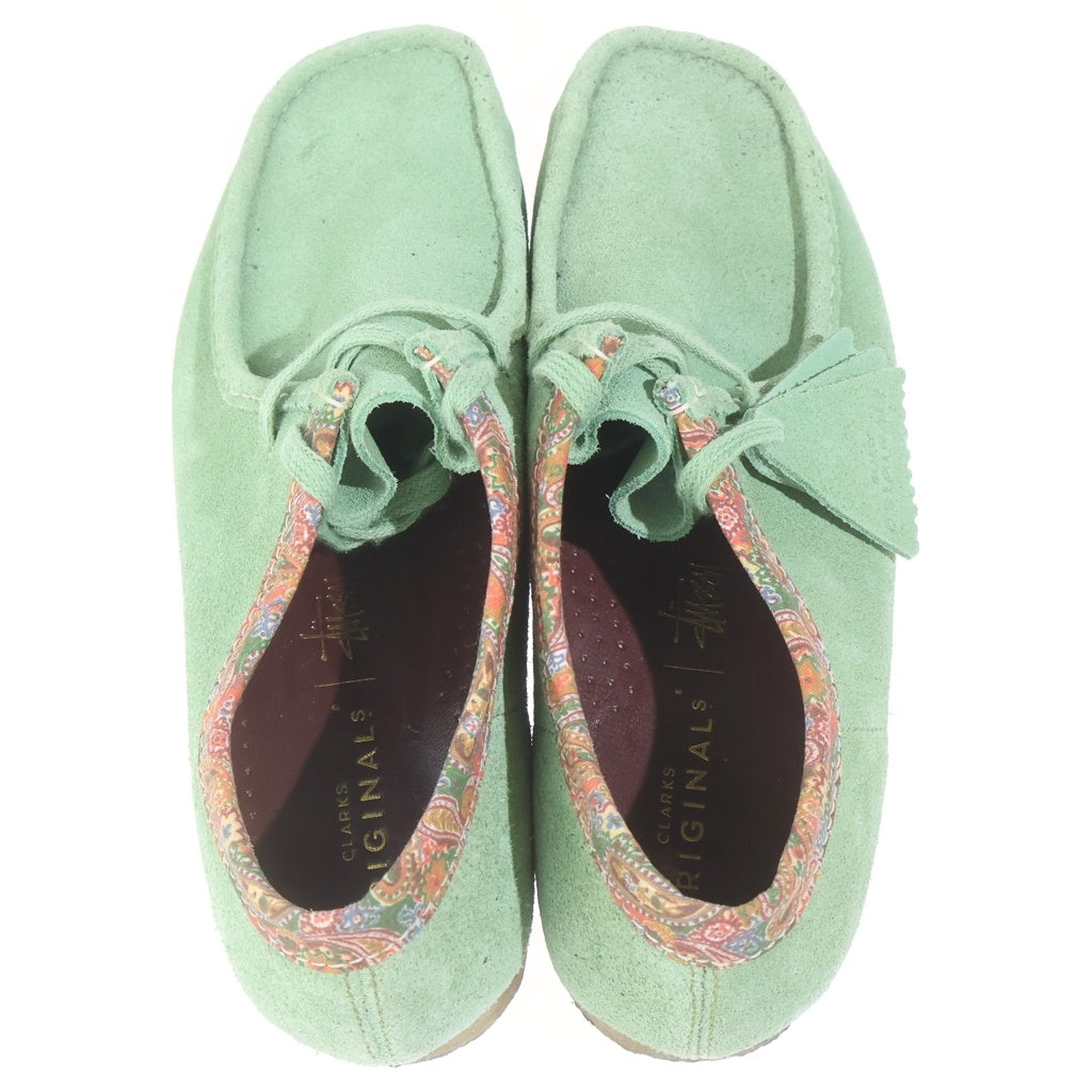 Clarks(クラークス) ×STUSSY Wallabee ワラビー ブーツ グリーン