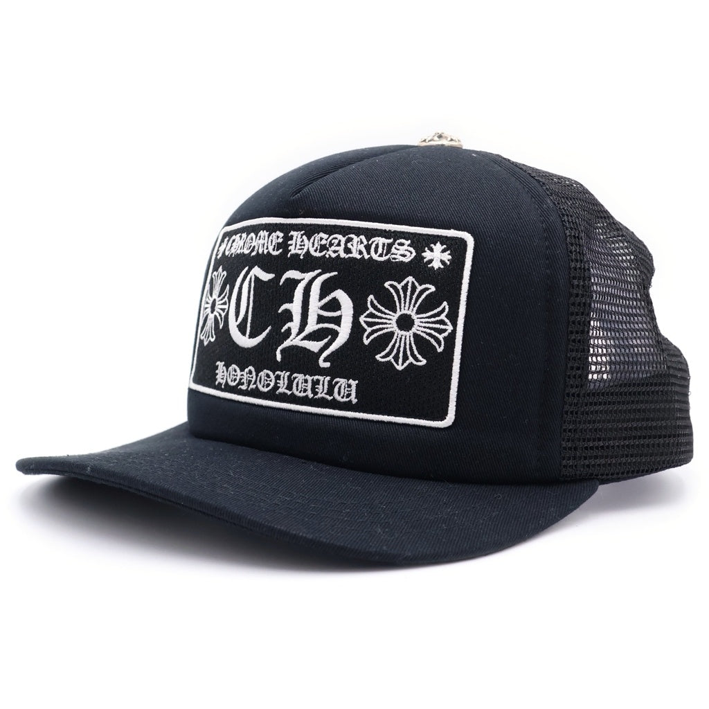 CHROME HEARTS(クロムハーツ) TRUCKER CAP CHパッチ メッシュ トラッカーキャップ 帽子 ブラック