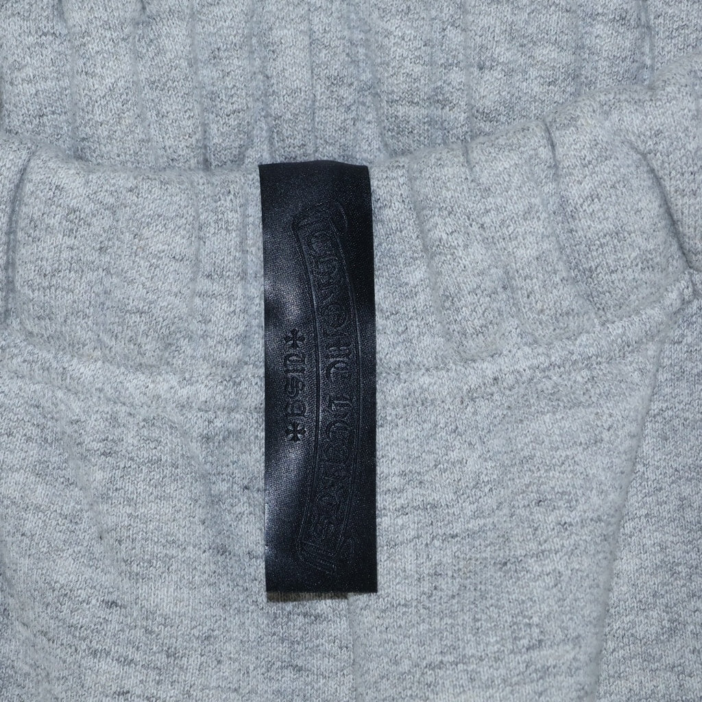 CHROME HEARTS(クロムハーツ) 25SS Y NOT CH Applique Embroidery Sweat Half Pants 7-11 CH刺繍ロゴ ハーフパンツ グレー