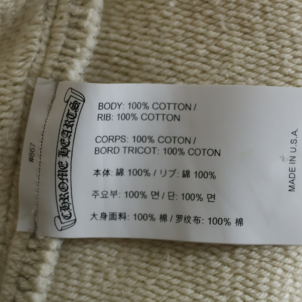 CHROME HEARTS(クロムハーツ) 25SS Y NOT CH Applique Embroidery Sweat Half Pants 7-11 CH刺繍ロゴ ハーフパンツ グレー