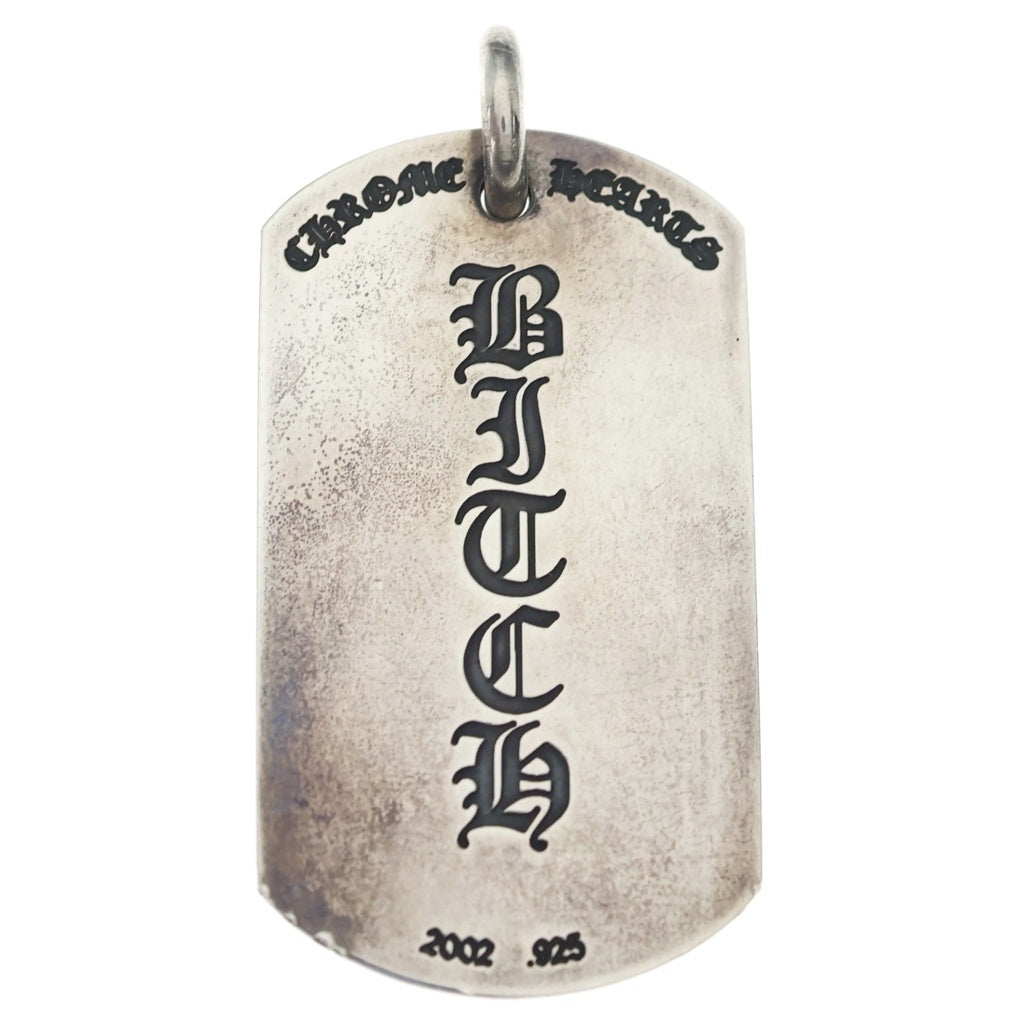 CHROME HEARTS(クロムハーツ) ×Rolling Stone Dog Tag Pendant Top シルバー