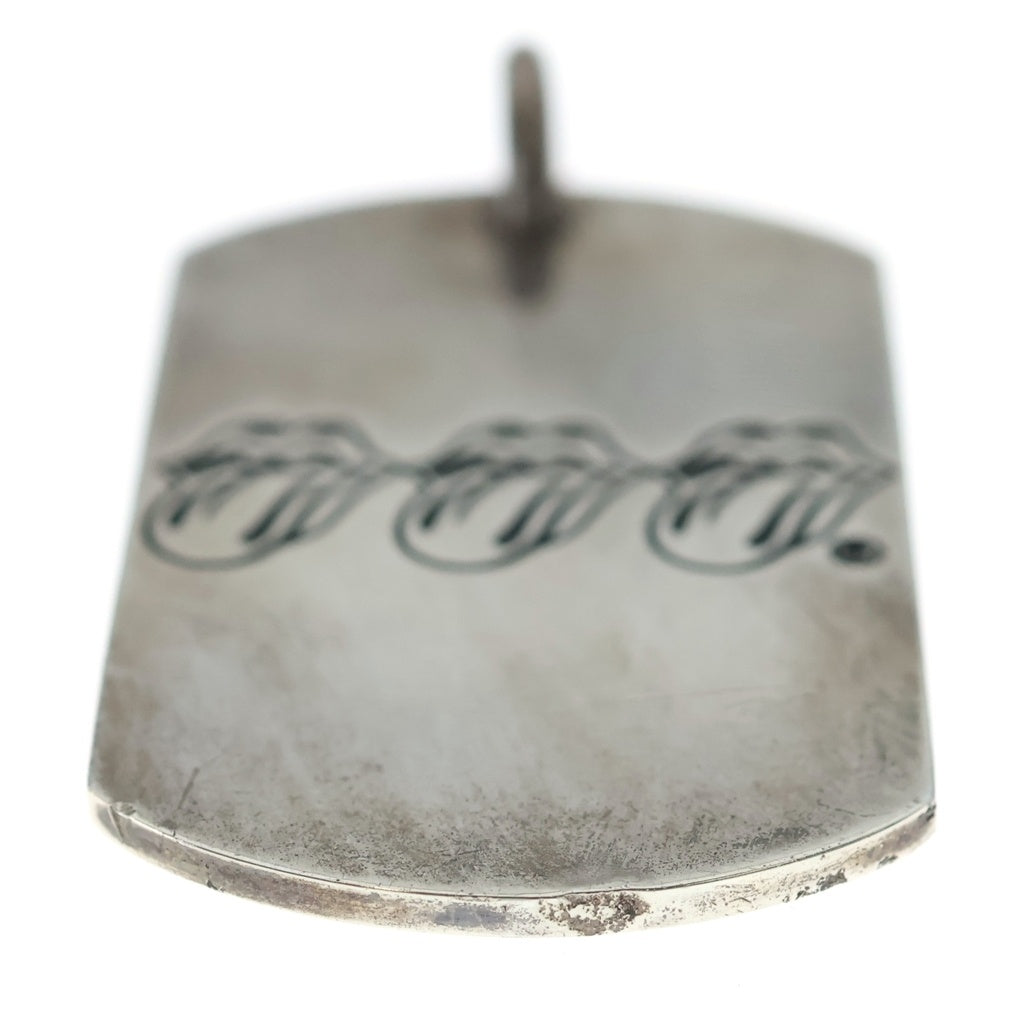 CHROME HEARTS(クロムハーツ) ×Rolling Stone Dog Tag Pendant Top シルバー