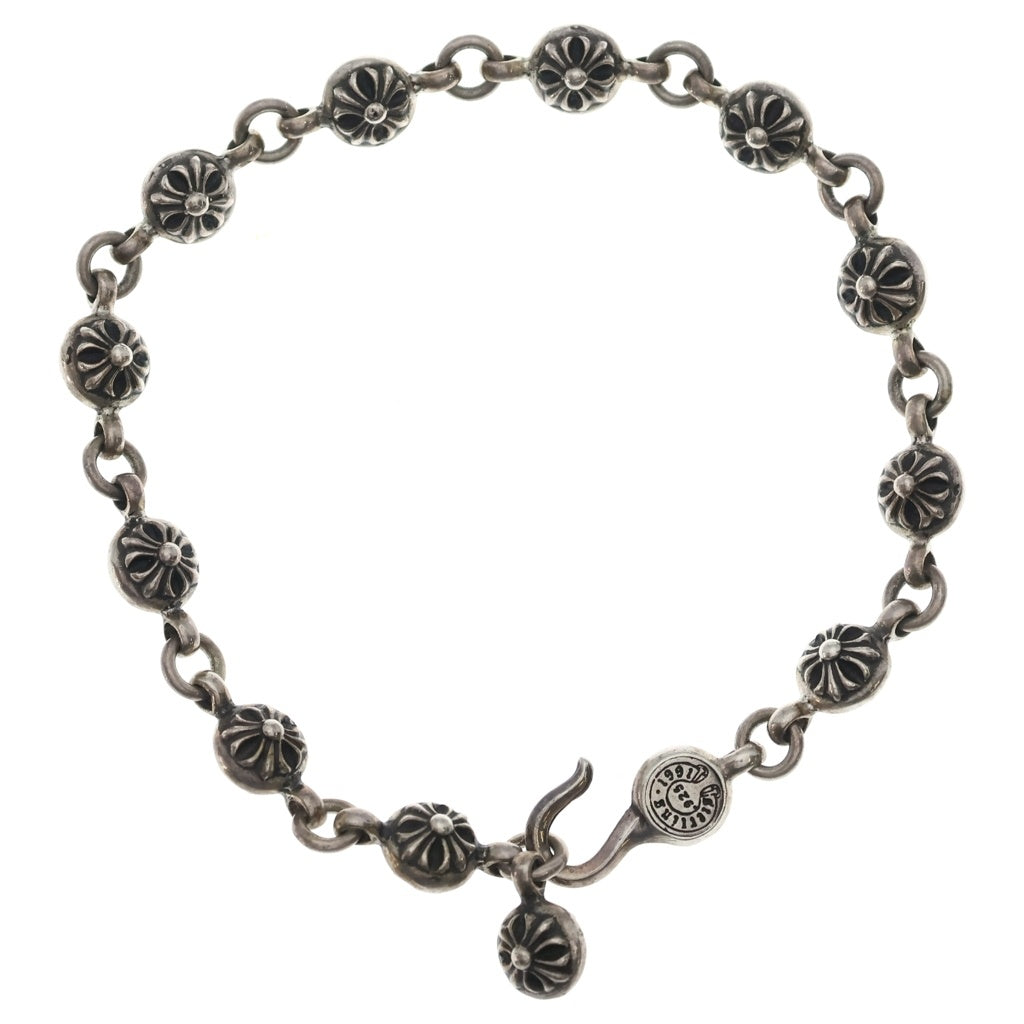 CHROME HEARTS(クロムハーツ) NO1 BALL #1クロスボールブレスレット シルバー BCA172
