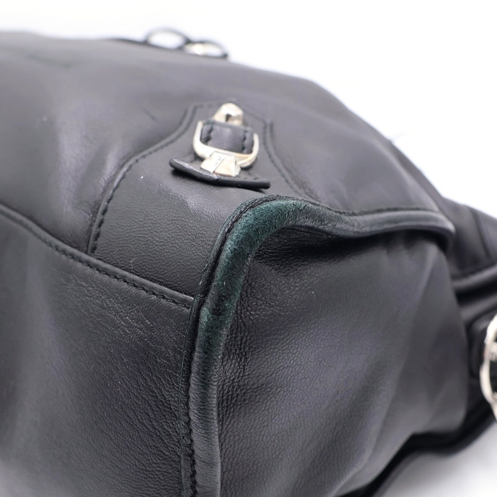 BALENCIAGA(バレンシアガ) 2WAY ザシティ ハンドバッグ フェイクレザー 115748 1000 J002123 ブラック レディース
