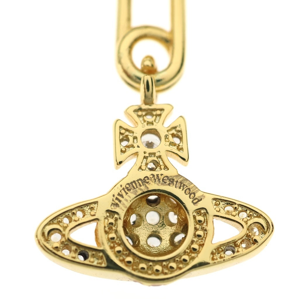 Vivienne Westwood(ヴィヴィアンウエストウッド) LUCRECE EARRINGS ルクルーゼ オーブ セーフティーピン ピアス ゴールド レディース