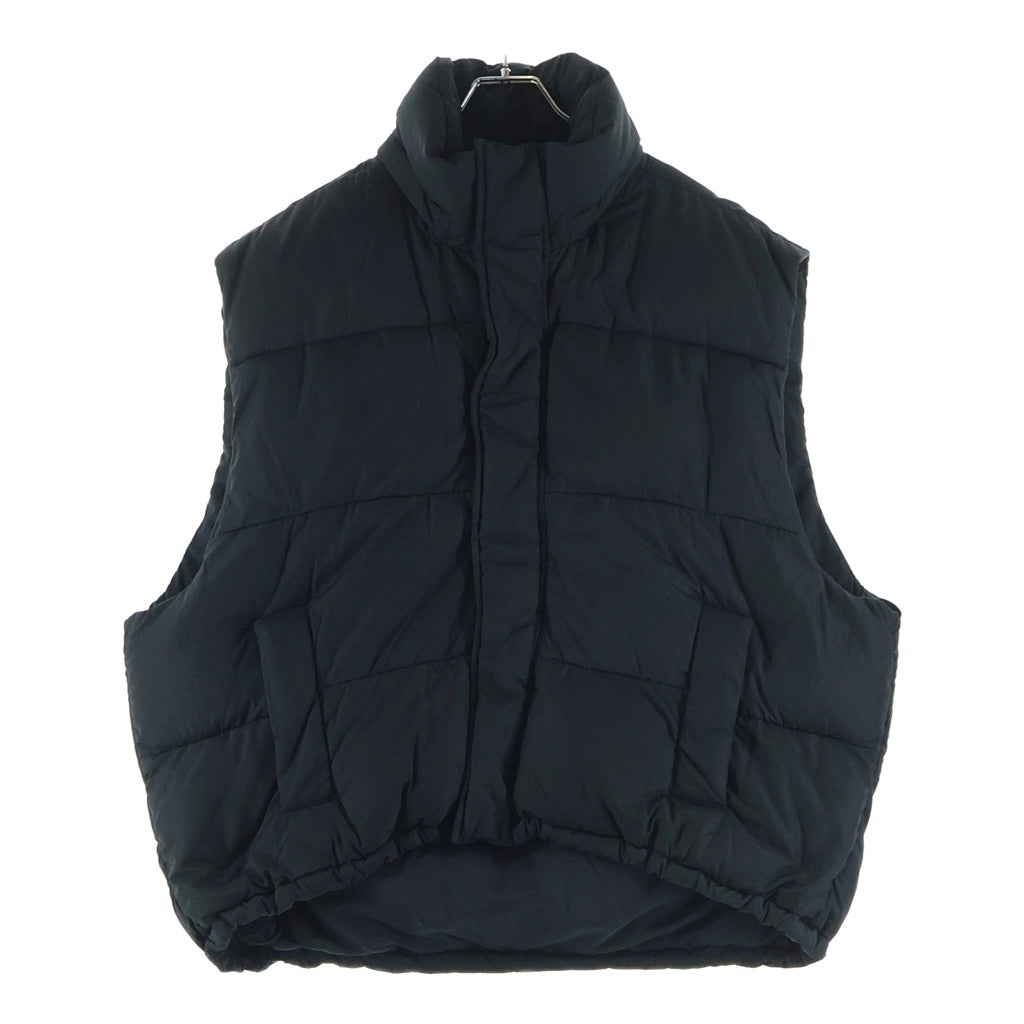 BALENCIAGA(バレンシアガ) 21SS batting vest ロゴ刺繍 パファー バッティング ベスト 642225 TYD36 ブラック