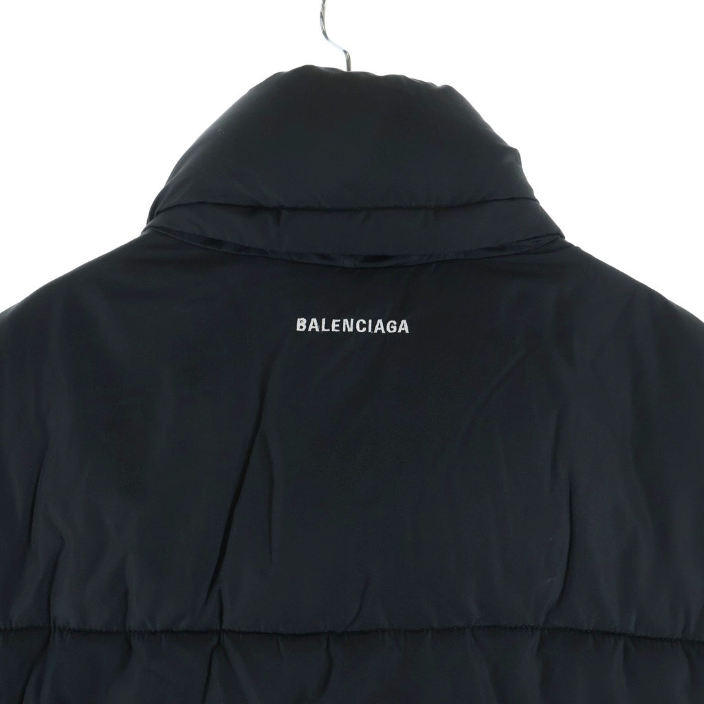 BALENCIAGA(バレンシアガ) 21SS batting vest ロゴ刺繍 パファー バッティング ベスト 642225 TYD36 ブラック
