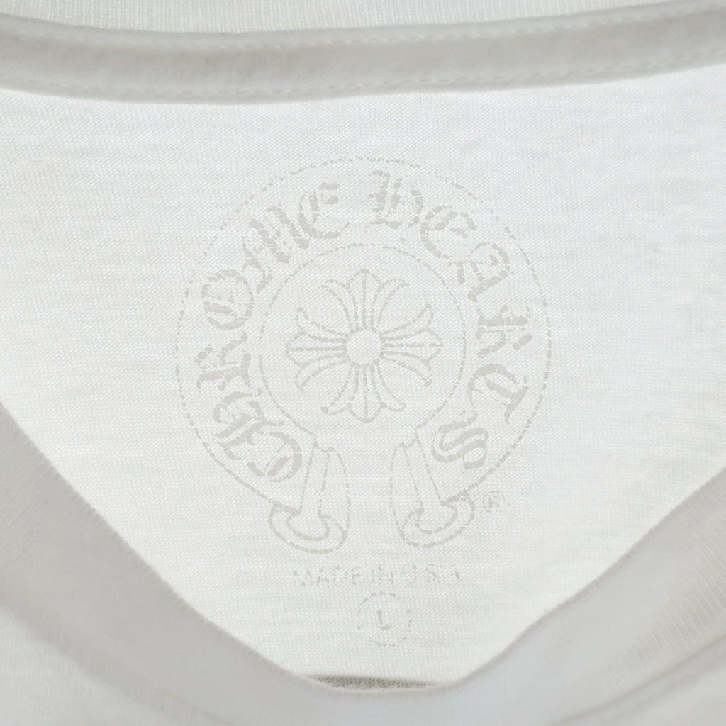 CHROME HEARTS(クロムハーツ) CH T-SHIRT LTD バックホースシュープリント 半袖Tシャツ ホワイト