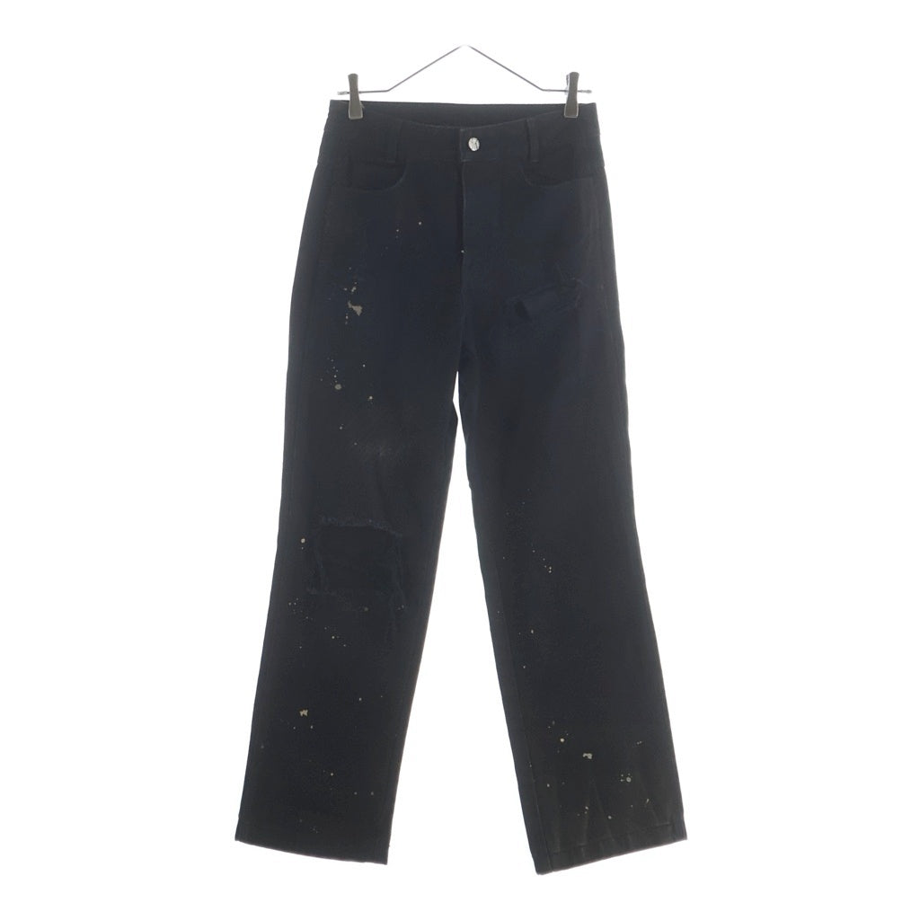 ADER ERROR(アーダーエラー) 22AW Cinder Denim シンダーデニム ペイント BLAFWJE04BK1 ブラック