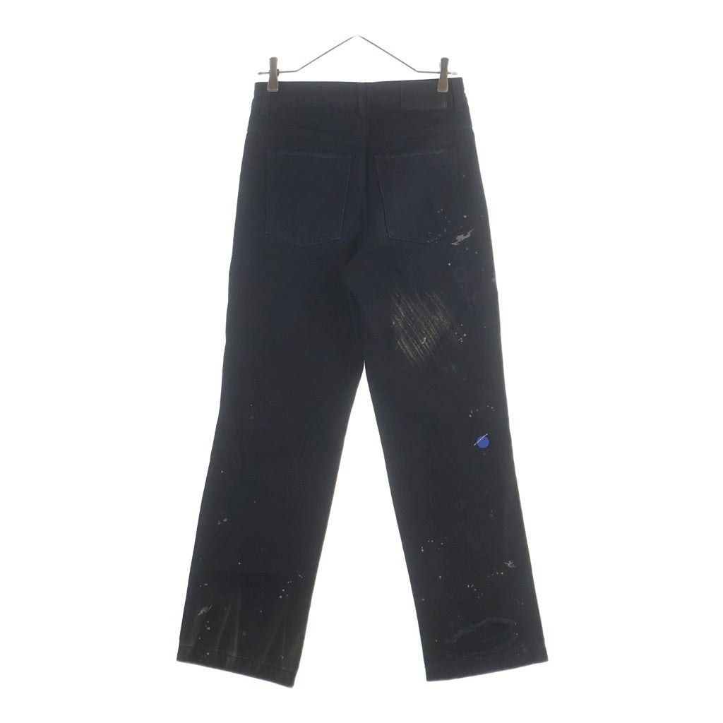 ADER ERROR(アーダーエラー) 22AW Cinder Denim シンダーデニム ペイント BLAFWJE04BK1 ブラック