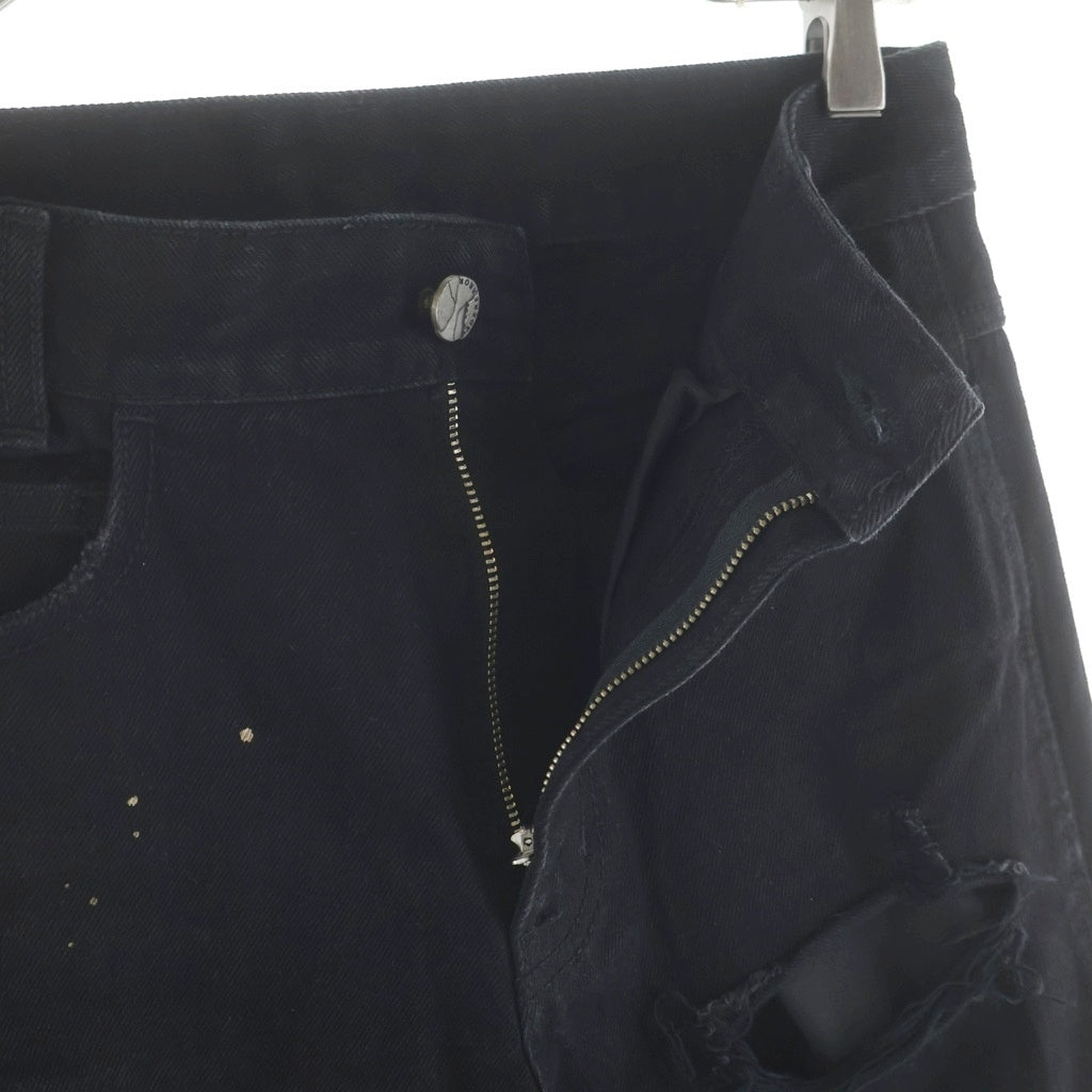 ADER ERROR(アーダーエラー) 22AW Cinder Denim シンダーデニム ペイント BLAFWJE04BK1 ブラック