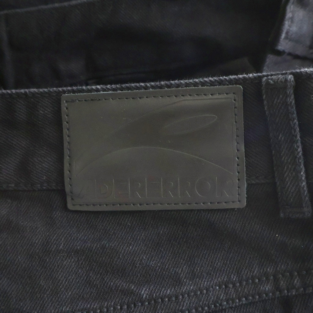 ADER ERROR(アーダーエラー) 22AW Cinder Denim シンダーデニム ペイント BLAFWJE04BK1 ブラック