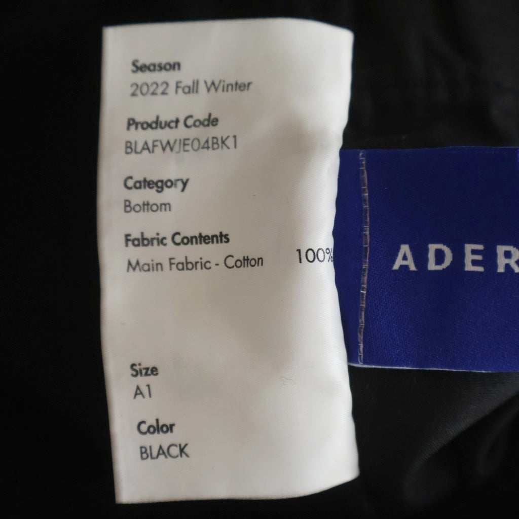 ADER ERROR(アーダーエラー) 22AW Cinder Denim シンダーデニム ペイント BLAFWJE04BK1 ブラック