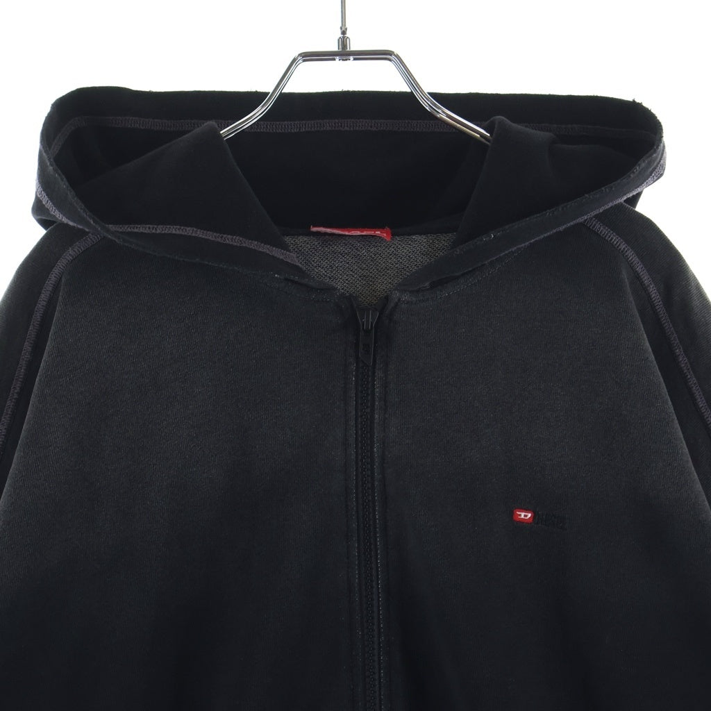 DIESEL(ディーゼル) 25AW S-BLAXTO-HOOD-ZIP ジップフーディ A199930PKAH ブラック