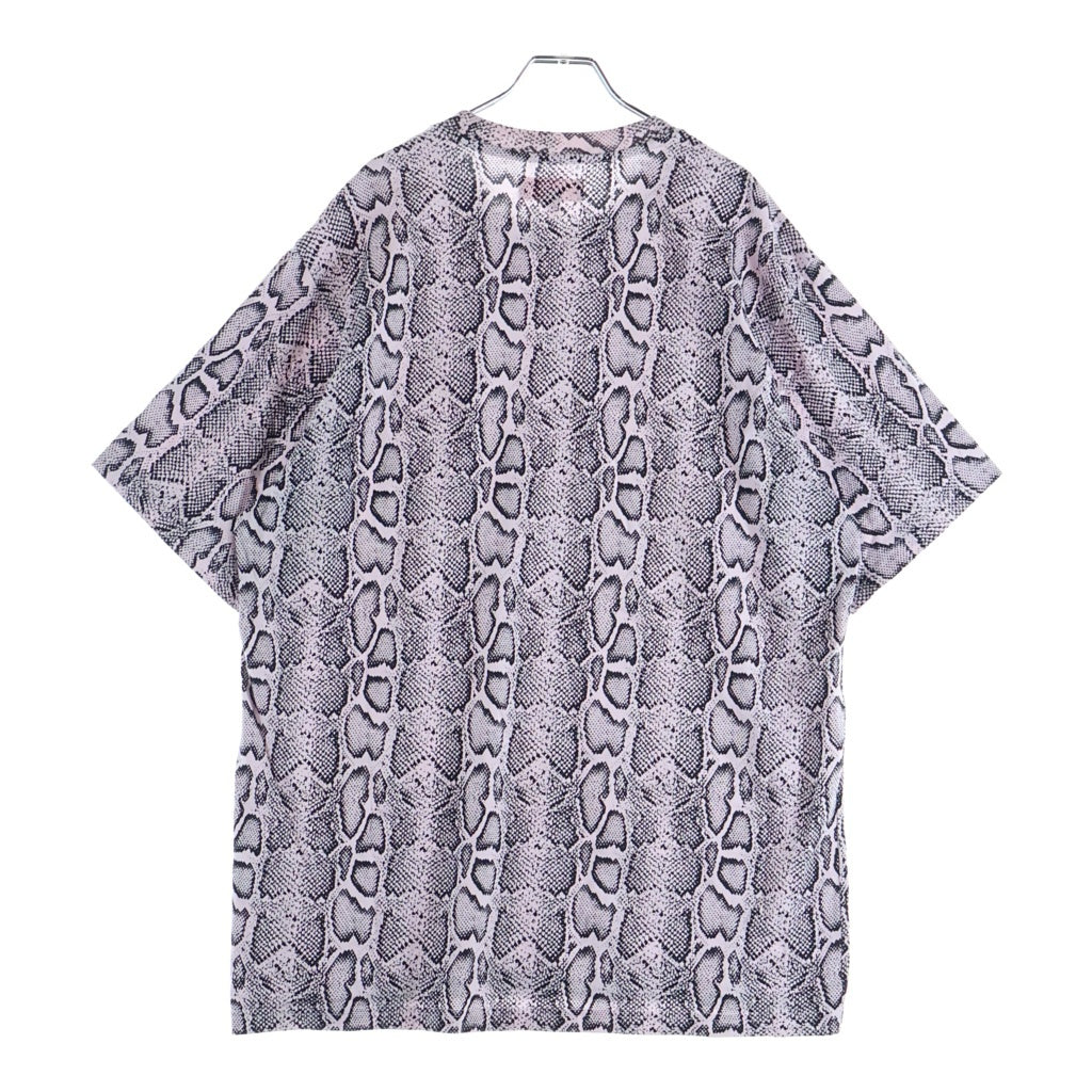 SUPREME(シュプリーム) 24SS Small Box Tee Snak スモールボックスロゴティー スネーク パイソン クルーネックTシャツ ピンク
