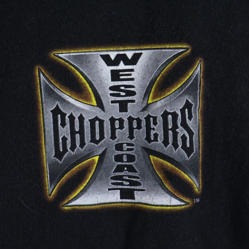 VINTAGE(ヴィンテージ) 00s WEST COAST CHOPPERS ウエストコーストチョッパーズ クルーネックTシャツ ブラック