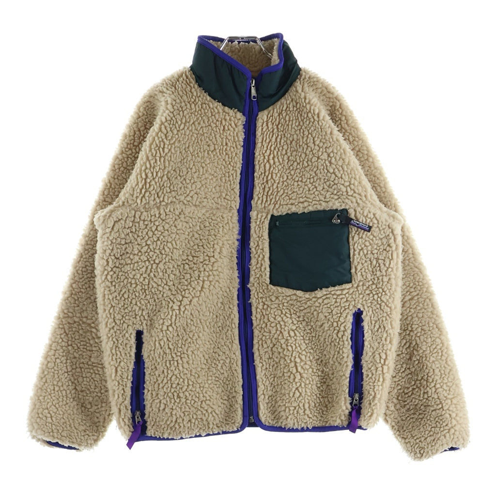 PATAGONIA(パタゴニア) 90s 90AW Retro Pile レトロパイル ハンターグリーン 23021 フリースジャケット ベージュ