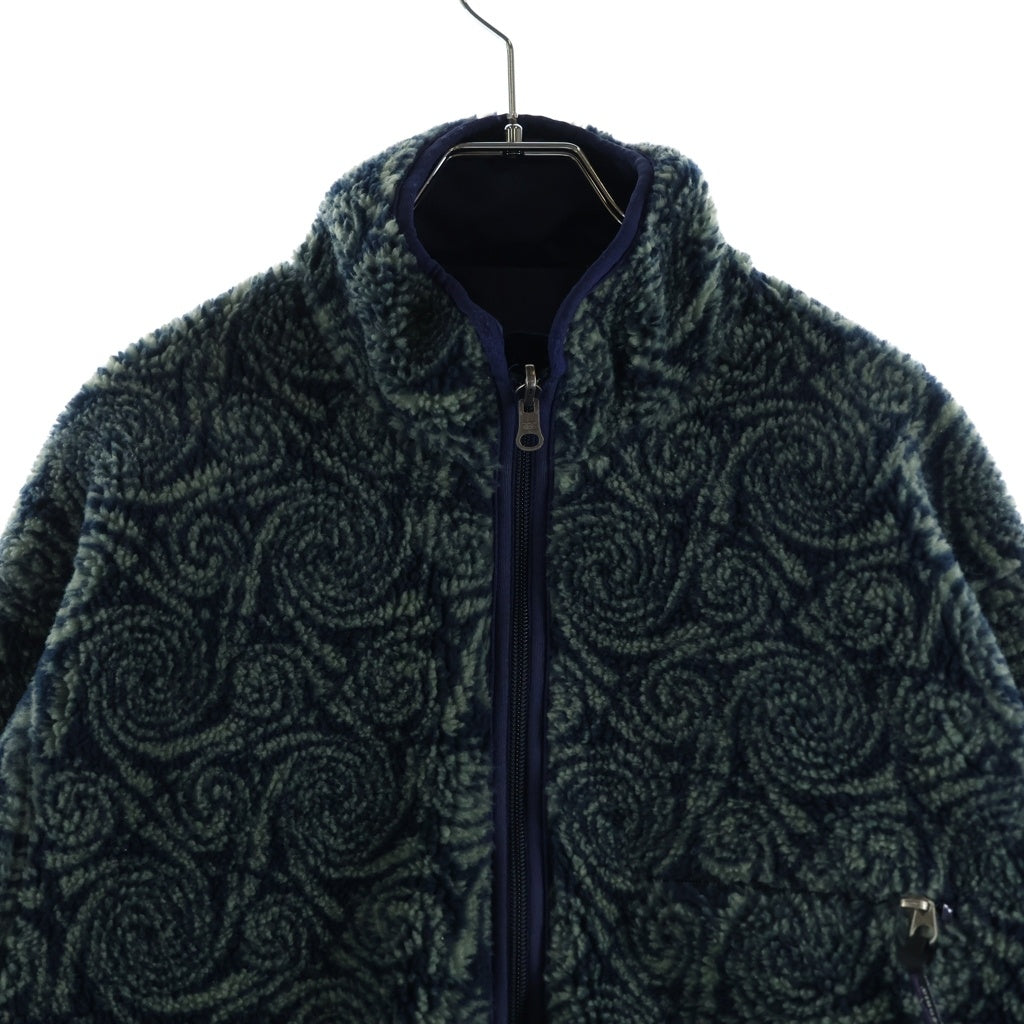 PATAGONIA(パタゴニア) 90s 98AW GLISSADE グリセード スパイラル 渦巻き フルジップ 29321 フリースジャケット ブルー